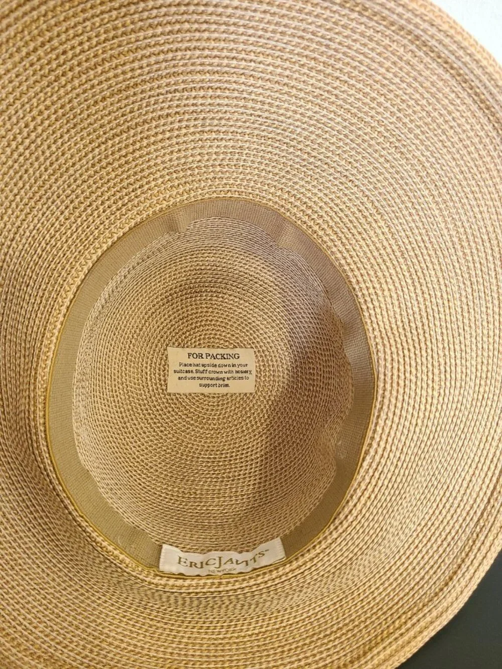Eric Javits Hampton Squishee Sun Hat Beige - Picture 3 of 8
